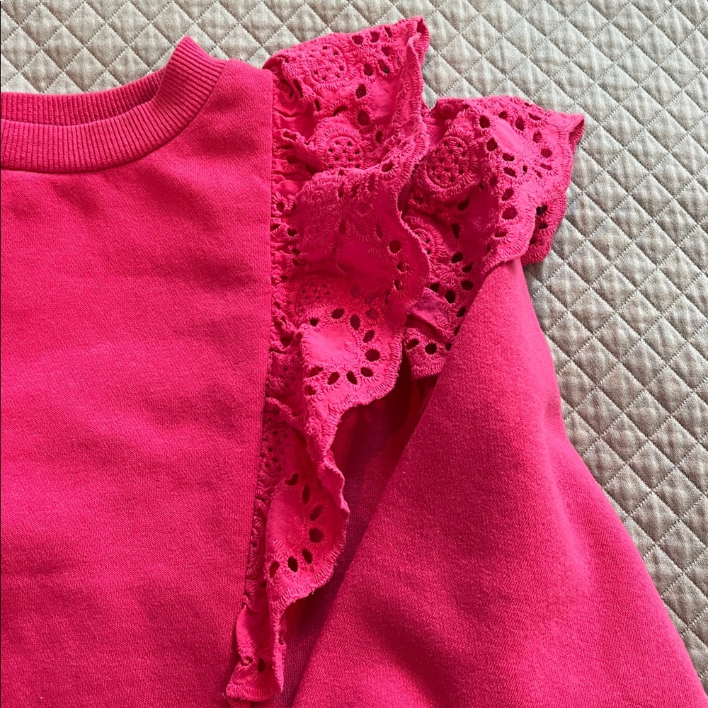 H&M Ruffle Trim Sweatshirt - Picture 4 of 6